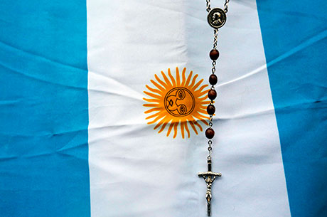 Papa Francisco - bandeira argentina