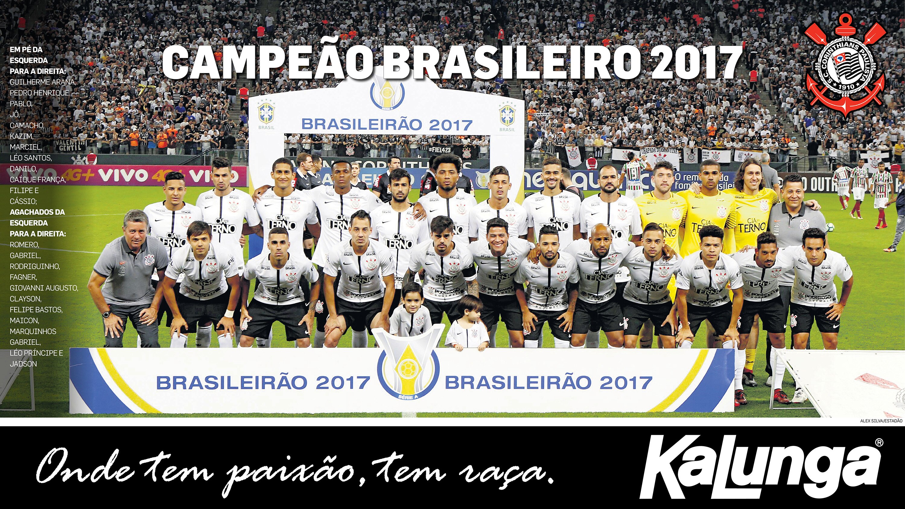 Resultado de imagem para corinthians campeão brasileiro 2017