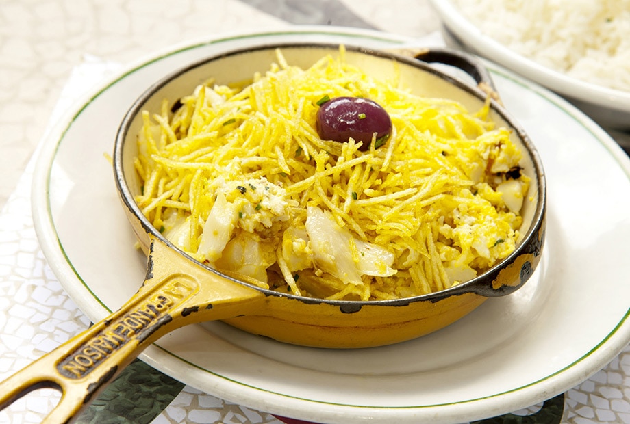 Bacalhau à Brás do João Nogueira