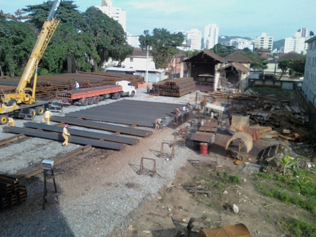 Rua Silva Jardim, no Macuco. Árvore praticamente sem vida deve ser